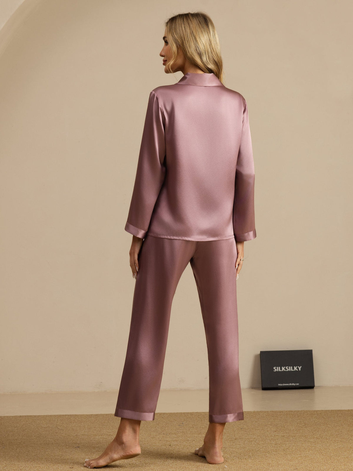 Women's Pure Silk Long Sleeve Pyjamas Set