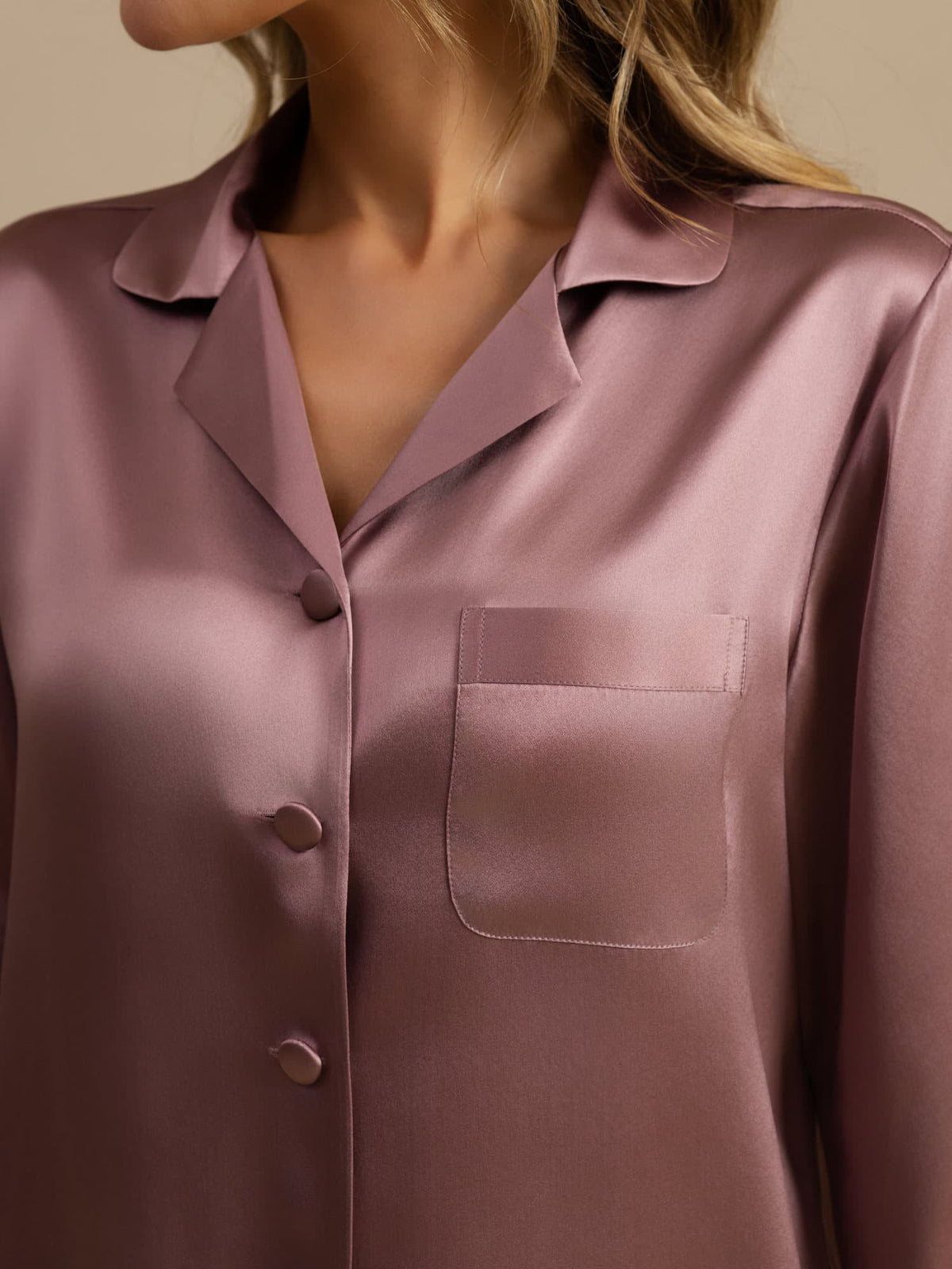Women's Pure Silk Long Sleeve Pyjamas Set