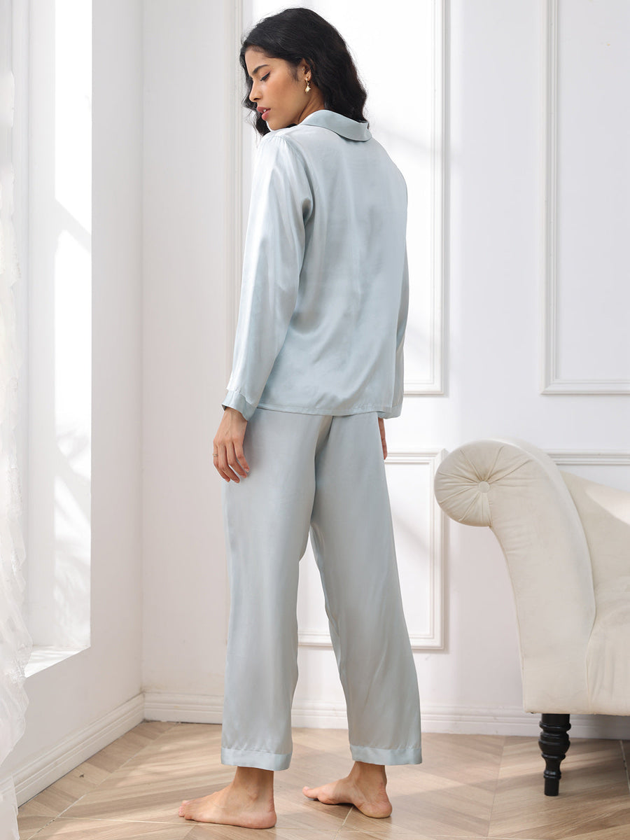 Women's Pure Silk Long Sleeve Pyjamas Set