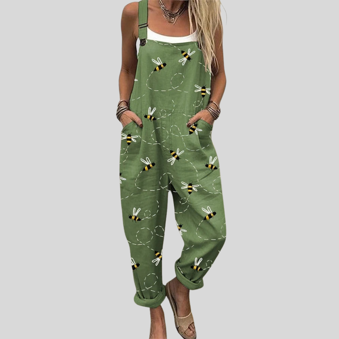 Laurie™ | Green Bee Overalls