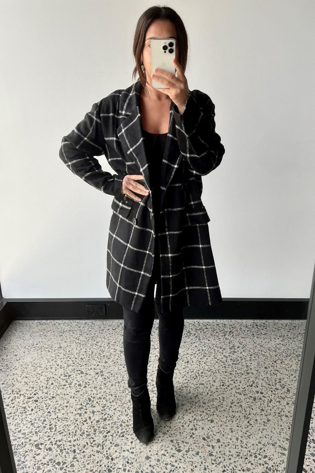 Jolie Coat - Black- Final Sale